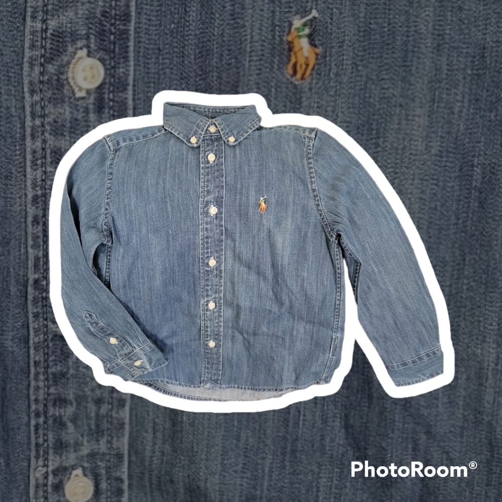 Ralph Lauren Chambray button down shirts for boys